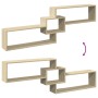 Armario de pared madera de ingeniería roble Sonoma 158x18x53 cm by , Shelves and shelves - Ref: Foro24-854816, Price: 37,20 €...