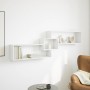 Armario de pared madera de ingeniería blanco 158x18x53 cm by , Shelves and shelves - Ref: Foro24-854814, Price: 34,71 €, Disc...