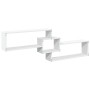 Armario de pared madera de ingeniería blanco 158x18x53 cm by , Shelves and shelves - Ref: Foro24-854814, Price: 34,71 €, Disc...