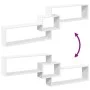 Armario de pared madera de ingeniería blanco 158x18x53 cm by , Shelves and shelves - Ref: Foro24-854814, Price: 34,21 €, Disc...