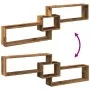 Mueble pared madera ingeniería madera envejecida 158x18x53 cm von , Regale und Regale - Ref: Foro24-854821, Preis: 32,95 €, R...