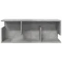 Armario de pared madera de ingeniería gris hormigón 80x20x30 cm de , Estantes y estanterías - Ref: Foro24-854835, Precio: 28,...