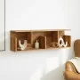 Mueble de pared madera ingeniería roble artisian 100x20x30 cm by , Shelves and shelves - Ref: Foro24-854849, Price: 49,25 €, ...