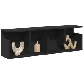 Wandschrank aus schwarzem Ingenieurholz 100x20x30 cm von , Regale und Regale - Ref: Foro24-854842, Preis: 38,73 €, Rabatt: %