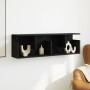 Armario de pared madera de ingeniería negro 100x20x30 cm by , Shelves and shelves - Ref: Foro24-854842, Price: 39,26 €, Disco...