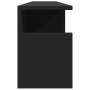Armario de pared madera de ingeniería negro 100x20x30 cm by , Shelves and shelves - Ref: Foro24-854842, Price: 39,26 €, Disco...