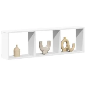 Wandschrank aus weißem Ingenieurholz 100x16x30 cm von , Regale und Regale - Ref: Foro24-854868, Preis: 31,64 €, Rabatt: %