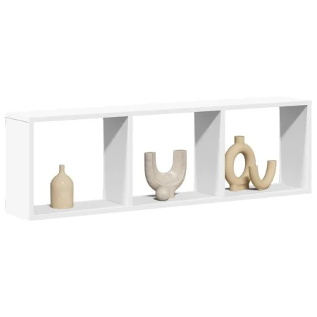 Wandschrank aus weißem Ingenieurholz 100x16x30 cm von , Regale und Regale - Ref: Foro24-854868, Preis: 31,64 €, Rabatt: %