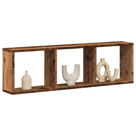 Mueble de pared madera de ingeniería envejecida 100x16x30 cm by , Shelves and shelves - Ref: Foro24-854875, Price: 29,44 €, D...