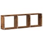 Mueble de pared madera de ingeniería envejecida 100x16x30 cm de , Estantes y estanterías - Ref: Foro24-854875, Precio: 30,93 ...