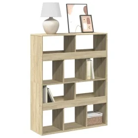 Regal aus Sonoma-Eichenfurnier, 100x33x125,5 cm. von , Bücherregale und Regale - Ref: Foro24-3309359, Preis: 108,16 €, Rabatt: %