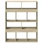 Estantería de madera de ingeniería roble Sonoma 100x33x125,5 cm de , Librerías y estanterías - Ref: Foro24-3309359, Precio: 1...
