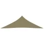 Triangle sail awning beige Oxford fabric 3.5x3.5x4.9 m by vidaXL, Umbrellas - Ref: Foro24-135175, Price: 31,86 €, Discount: %