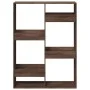 Estantería de madera de ingeniería marrón roble 100x33x135 cm de , Librerías y estanterías - Ref: Foro24-3309390, Precio: 93,...