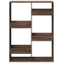 Estantería de madera de ingeniería marrón roble 100x33x135 cm by , Bookcases and shelves - Ref: Foro24-3309390, Price: 94,78 ...