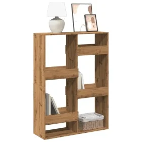 Estantería de madera de ingeniería roble artisan 100x33x135 cm by , Bookcases and shelves - Ref: Foro24-3309392, Price: 91,23...