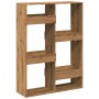 Estantería de madera de ingeniería roble artisan 100x33x135 cm