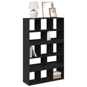 Schwarzes Regal aus Ingenieurholz 100x33x156,5 cm von , Bücherregale und Regale - Ref: Foro24-3309367, Preis: 117,18 €, Rabat...