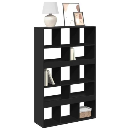 Estantería de madera de ingeniería negra 100x33x156,5 cm de , Librerías y estanterías - Ref: Foro24-3309367, Precio: 117,18 €...