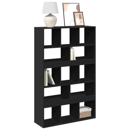 Estantería de madera de ingeniería negra 100x33x156,5 cm by , Bookcases and shelves - Ref: Foro24-3309367, Price: 118,57 €, D...