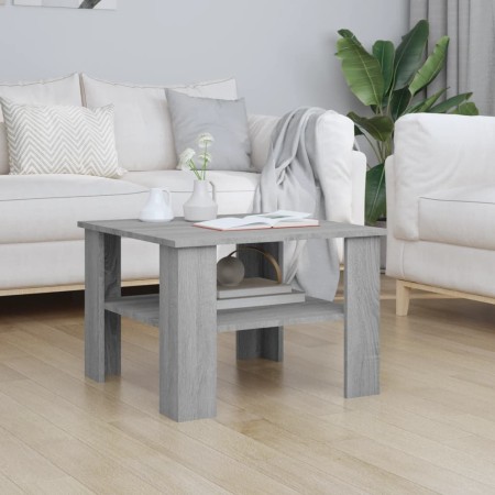 Mesa de centro de madera contrachapada gris Sonoma 60x60x42 cm de , Mesas de centro - Ref: Foro24-815265, Precio: 49,73 €, De...