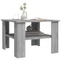 Gray Sonoma plywood coffee table 60x60x42 cm by , Coffee table - Ref: Foro24-815265, Price: 48,90 €, Discount: %