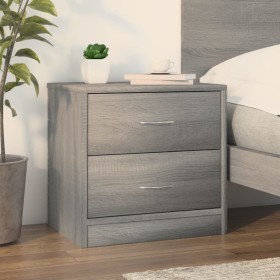 Nachttisch aus grauem Sonoma-Ingenieurholz 40x30x40 cm. von , Nachttische - Ref: Foro24-815407, Preis: 46,46 €, Rabatt: %