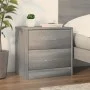 Mesita de noche madera de ingeniería gris Sonoma 40x30x40 cm de , Mesitas de noche - Ref: Foro24-815407, Precio: 45,62 €, Des...
