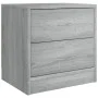 Bedside table made of gray Sonoma engineered wood, 40x30x40 cm. by , Nightstands - Ref: Foro24-815407, Price: 45,69 €, Discou...