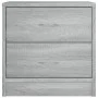 Bedside table made of gray Sonoma engineered wood, 40x30x40 cm. by , Nightstands - Ref: Foro24-815407, Price: 45,69 €, Discou...