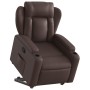 Sillón reclinable elevable cuero sintético marrón | Foro24.es | Tu tienda online para hogar, jardín y más Foro24.es
