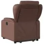 Reclining and lift synthetic leather armchair in brown. by , Armchairs - Ref: Foro24-3204546, Price: 287,10 €, Discount: %