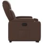 Reclining and lift synthetic leather armchair in brown. by , Armchairs - Ref: Foro24-3204546, Price: 287,10 €, Discount: %