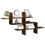 Engineered oak Sonoma wall shelf 124.5x18x60.5 cm by , Shelves and shelves - Ref: Foro24-853267, Price: 38,67 €, Discount: %