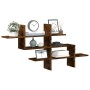 Wandregal aus Sonoma-Eichenfurnier 124,5x18x60,5 cm von , Regale und Regale - Ref: Foro24-853267, Preis: 39,37 €, Rabatt: %