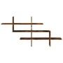 Engineered oak Sonoma wall shelf 124.5x18x60.5 cm by , Shelves and shelves - Ref: Foro24-853267, Price: 35,43 €, Discount: %