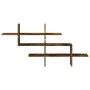 Engineered oak Sonoma wall shelf 124.5x18x60.5 cm by , Shelves and shelves - Ref: Foro24-853267, Price: 38,67 €, Discount: %