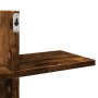 Wandregal aus Sonoma-Eichenfurnier 124,5x18x60,5 cm von , Regale und Regale - Ref: Foro24-853267, Preis: 39,37 €, Rabatt: %