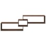 Engineered wood brown oak wall cabinet 158x18x53 cm by , Shelves and shelves - Ref: Foro24-854820, Price: 40,27 €, Discount: %