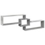 Armario de pared madera ingeniería gris hormigón 158x18x53 cm de , Estantes y estanterías - Ref: Foro24-854817, Precio: 31,51...