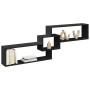 Wandschrank aus schwarzem Ingenieurholz 158x18x53 cm von , Regale und Regale - Ref: Foro24-854815, Preis: 40,60 €, Rabatt: %