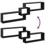 Armario de pared madera de ingeniería negro 158x18x53 cm de , Estantes y estanterías - Ref: Foro24-854815, Precio: 39,93 €, D...