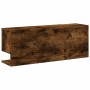Armario de pared madera de ingeniería roble ahumado 80x20x30 cm de , Estantes y estanterías - Ref: Foro24-854836, Precio: 32,...