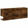 Engineered wood smoked oak wall cabinet 80x20x30 cm by , Shelves and shelves - Ref: Foro24-854836, Price: 30,90 €, Discount: %
