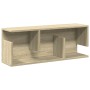 Wandschrank aus Sonoma-Eichenfurnier 80x20x30 cm von , Regale und Regale - Ref: Foro24-854834, Preis: 34,96 €, Rabatt: %