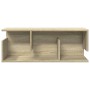 Wandschrank aus Sonoma-Eichenfurnier 80x20x30 cm von , Regale und Regale - Ref: Foro24-854834, Preis: 34,96 €, Rabatt: %