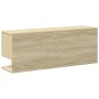 Wandschrank aus Sonoma-Eichenfurnier 80x20x30 cm von , Regale und Regale - Ref: Foro24-854834, Preis: 34,96 €, Rabatt: %