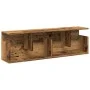 Aged engineered wood wall shelf 100x20x30 cm by , Shelves and shelves - Ref: Foro24-854848, Price: 43,20 €, Discount: %