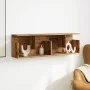 Aged engineered wood wall shelf 100x20x30 cm by , Shelves and shelves - Ref: Foro24-854848, Price: 43,20 €, Discount: %