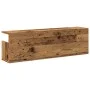 Aged engineered wood wall shelf 100x20x30 cm by , Shelves and shelves - Ref: Foro24-854848, Price: 43,20 €, Discount: %